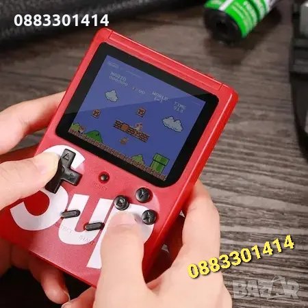 Игрова конзола с джойстик 400 вградени игри Супер Марио и др. , снимка 3 - Nintendo конзоли - 35843338