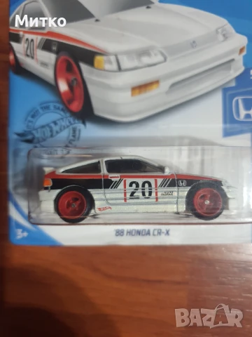 Hot Wheels HONDA-CRX STH, снимка 4 - Колекции - 51005805