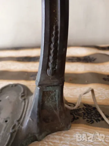 Стара настолна лампа арт деко, снимка 3 - Настолни лампи - 50030003