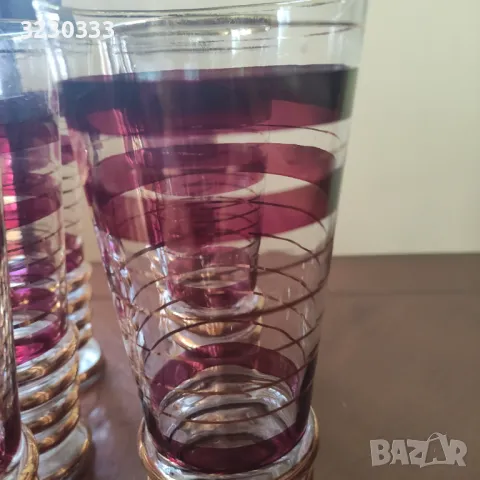 Кристални чаши за безалкохолно цветни, снимка 5 - Чаши - 49147608