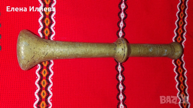 Чукало за месингово хаванче 20 см, снимка 2 - Антикварни и старинни предмети - 53338268