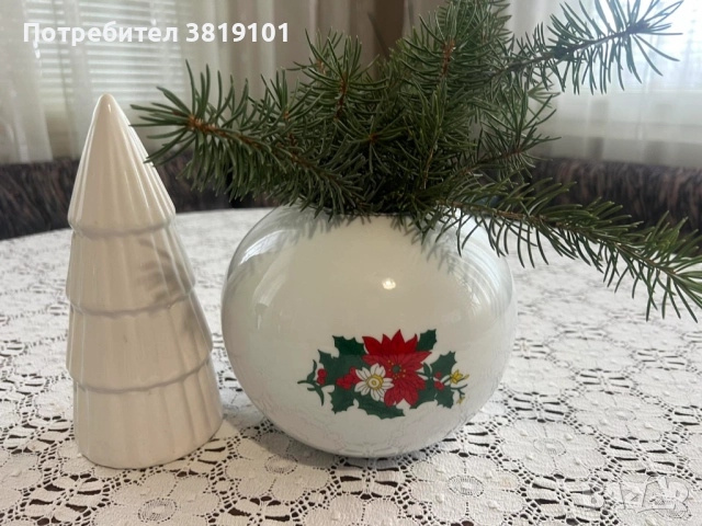 Ваза с коледен мотив, снимка 2 - Декорация за дома - 52509406