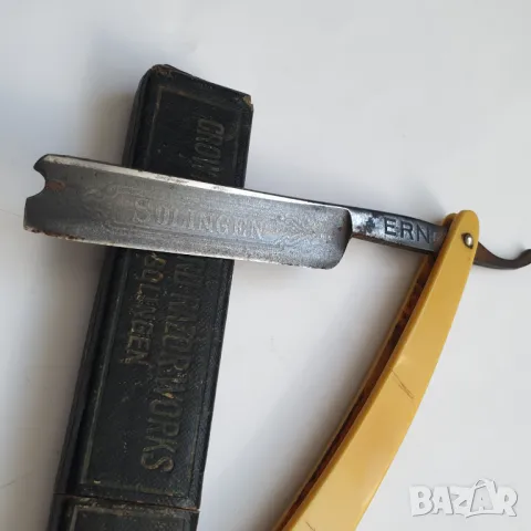 Бръснач ern solingen germany 1720, снимка 9 - Колекции - 49573899