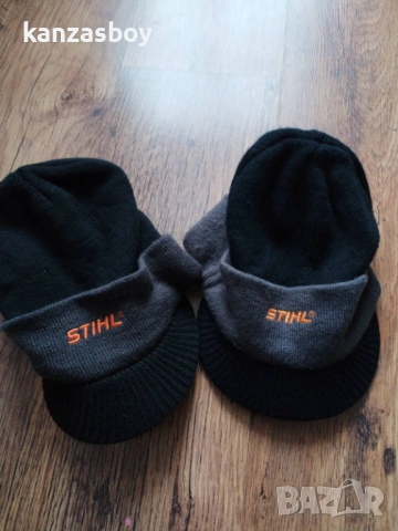 STIHL - мъжки зимни шапки КАТО НОВИ