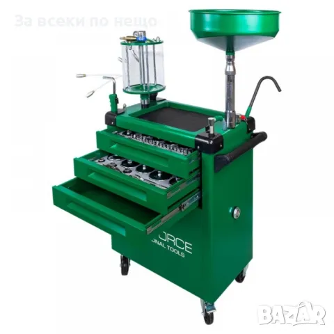 Пневматична система за смяна на масла 80 литра 61 части - масларка RockForce, снимка 2 - Други инструменти - 50333526