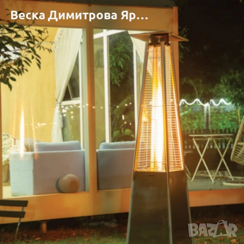 Газов отоплител-чадър 13 kW, 227 см – външен газов отоплител с калъф и защити, снимка 3 - Отоплителни печки - 53087672