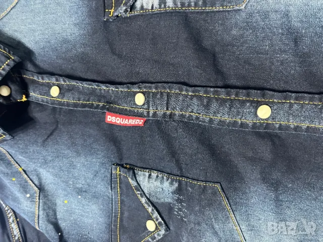 Мъжка риза DSQUARED2, снимка 2 - Ризи - 49529269