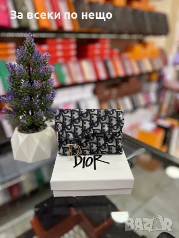 Дамско портмоне с кутия Christian Dior - Налични различни цветове Код D1192, снимка 10 - Портфейли, портмонета - 47711182
