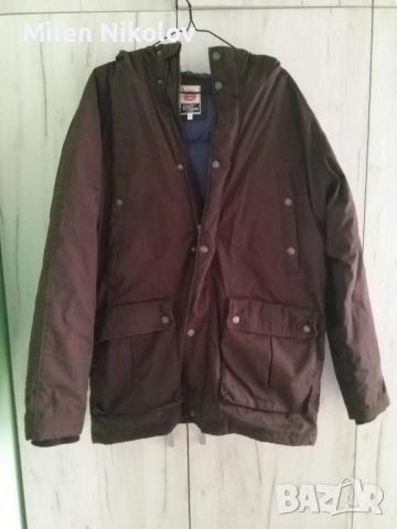 Мъжко зимно яке с качулка 