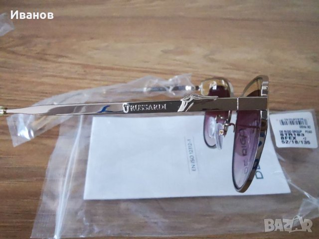 Оригинални очила Trussardi , снимка 6 - Слънчеви и диоптрични очила - 36414529