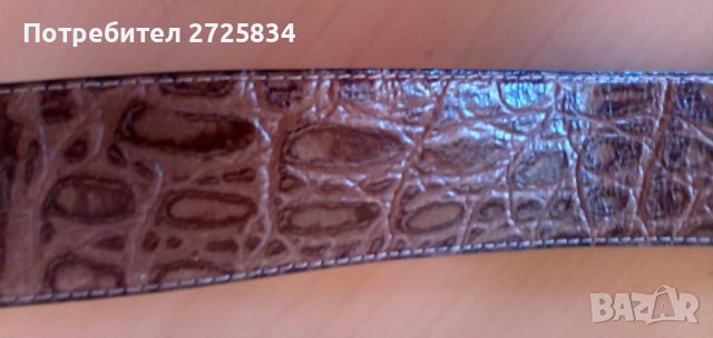 Колан от 100% естествена кожа, Италия, 96 см, снимка 6 - Колани - 29291283