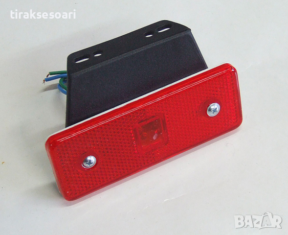 10 БРОЯ Червени 12V 24V LED Диодни Габарити камион платформа ремарке, снимка 2 - Аксесоари и консумативи - 44790309