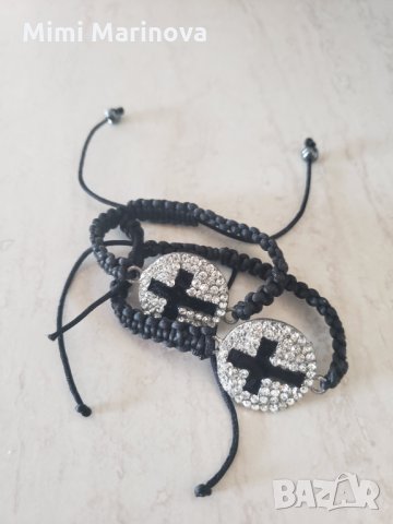  Гривни гривна  с кръст за него и нея, снимка 2 - Гривни - 35965704