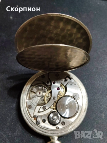  Джобен часовник - JUNGHANS - С НАГРАДЕН НАДПИС - УНИКАЛЕН, снимка 16 - Джобни - 50777361