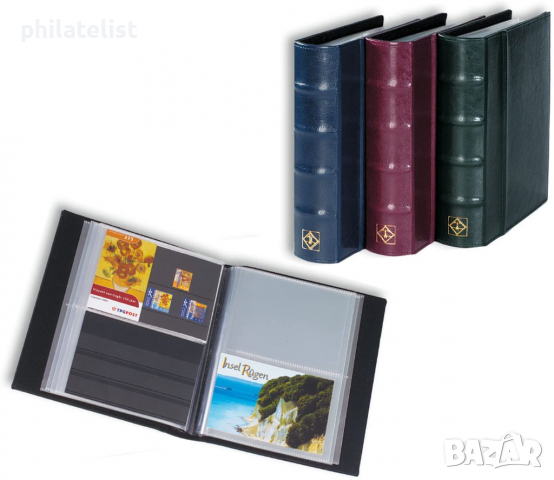 Leuchtturm албум за 100 пощенски картички , син, снимка 2 - Филателия - 36303926