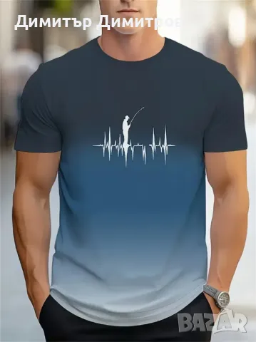 Тениски летни,модерни с двустранен  3 D принт.Размер L 50 - 10 лв,3 за 25лв, снимка 16 - Тениски - 50381383