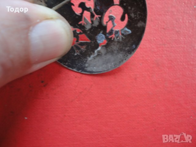 Невероятна арт сребърна брошка 800, снимка 5 - Колиета, медальони, синджири - 40679408