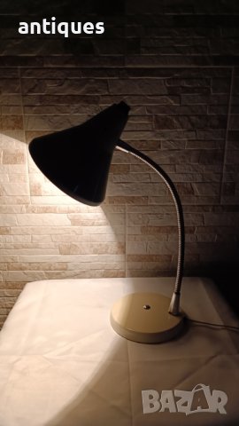 Стара индустриална лампа за бюро - настолна №42 - Антика, снимка 7 - Антикварни и старинни предмети - 42125565