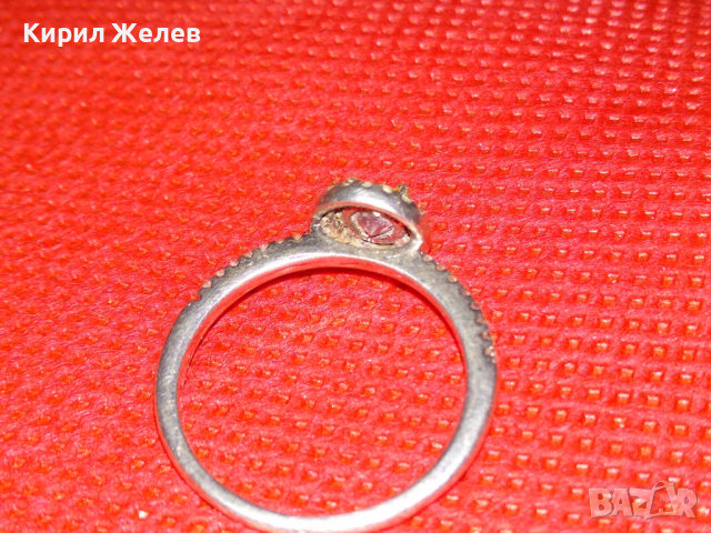 ПРЕКРАСЕН ФИН СКЪПОЦЕНЕН СРЕБЪРЕН ПРЪСТЕН МАРКОВО СРЕБРО SL 925 с ЮВЕЛИРНО ФАСЕТИРАНИ ЦИРКОНИ 41938, снимка 4 - Пръстени - 44610729