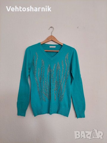 Дамска зимна блуза/пуловер с дълъг ръкав в размер S, снимка 1 - Блузи с дълъг ръкав и пуловери - 32235493