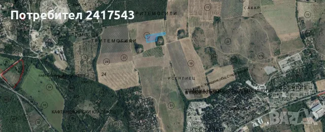 Продава се парцел 7,209 дка - Стара Загора, местност „трите могили“ - 1 км от главен път