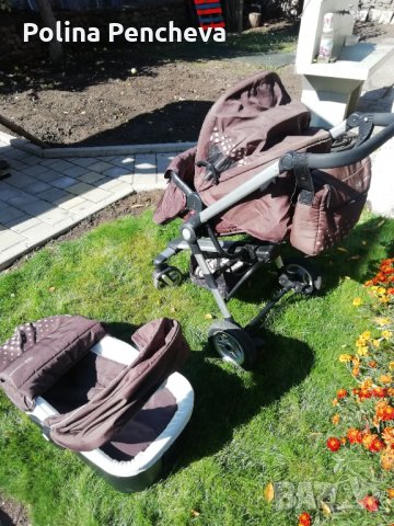 Комбинирана бебешка количка KinderKraft, снимка 3 - Детски колички - 34730549