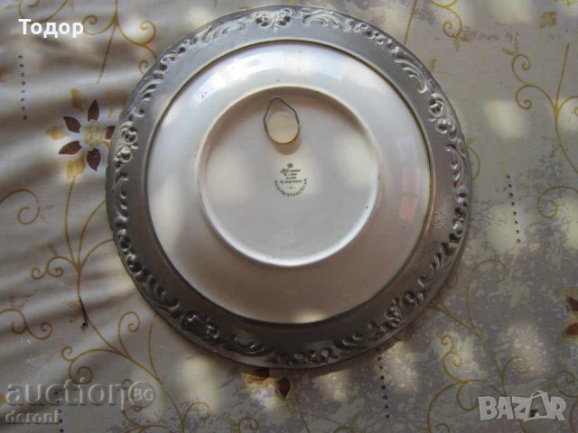 Невероятна немска порцеланова чиния маркировки порцелан, снимка 3 - Колекции - 34540706