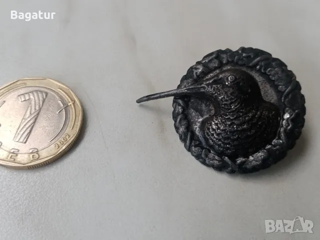 Рядък знак, Царски,Бекас,значка, ловен, медал,, снимка 3 - Антикварни и старинни предмети - 50155134