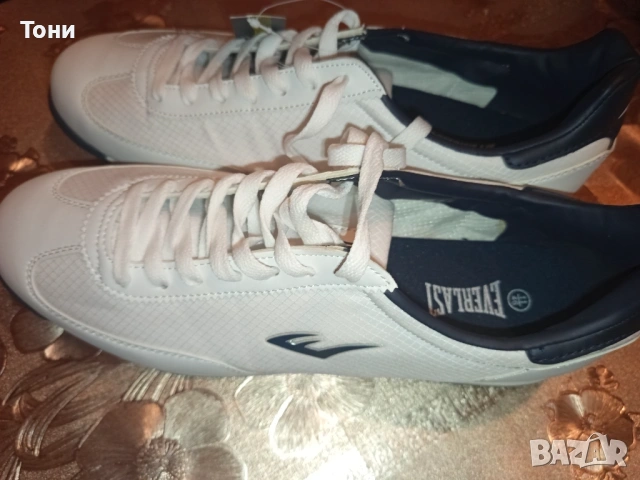 EVERLAST Оригинал Нови Маркови Мъжки Маратонки от Естествена Кожа и Текстил 46, снимка 2 - Маратонки - 53661089