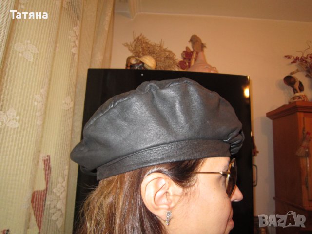 ТАКЕ  кожа; ръчно плетиво;, снимка 4 - Шапки - 12553385