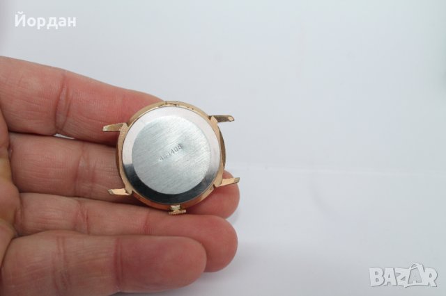 СССР ''Полет'' 17 камъка позлатен, снимка 4 - Антикварни и старинни предмети - 39286473