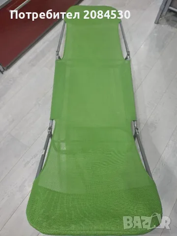 Шезлонг с двустранно регулиране 180/55см