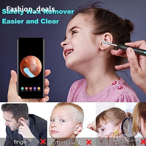 Нов Комплект за отстраняване на ушна кал/Ендоскоп за iPhone Ipad Android, снимка 6 - Други - 41577349