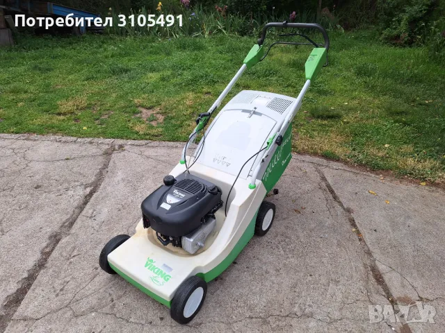 Косачка Viking 5.5к.с двоен нож 51см самоходна мулчираща с кош, снимка 10 - Градинска техника - 50392672