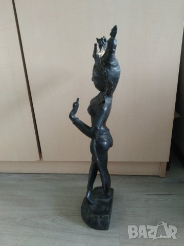 старинна,антична азиатска бронзова статутка, снимка 6 - Други ценни предмети - 39767786