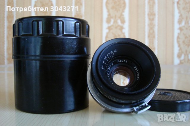 Обектив Юпитер-12 35mm f2.8 с байонет Киев-Contax