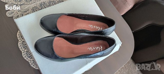 Дамски кожени обувки, снимка 6 - Дамски обувки на ток - 38832587