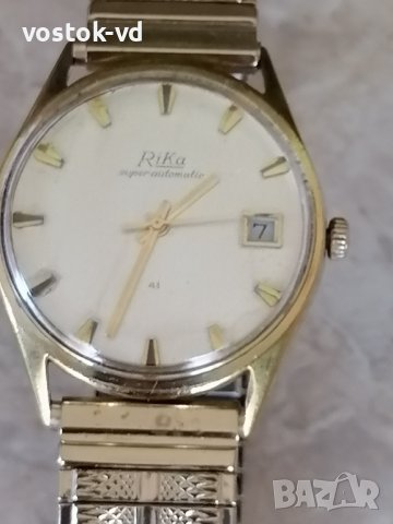 RiKa Superautomatic - РАБОТЕЩ МЪЖКИ ЧАСОВНИК , снимка 12 - Антикварни и старинни предмети - 42470443