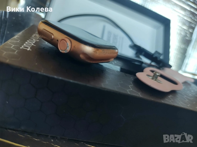 Смарт Часовник 42мм Розово Злато (Запазен, НО с Нужда от Ремонт), снимка 5 - Дамски - 52796860