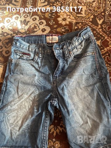 Tommy Hilfiger къси дънкови панталони за момче 6-7г 128см