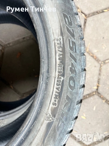 2бр зимни гуми 275-40-19, снимка 3 - Гуми и джанти - 53082909