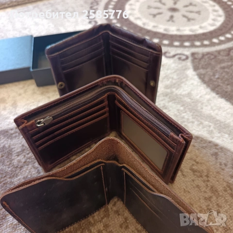 Кожени портфейли , снимка 3 - Портфейли, портмонета - 53467624
