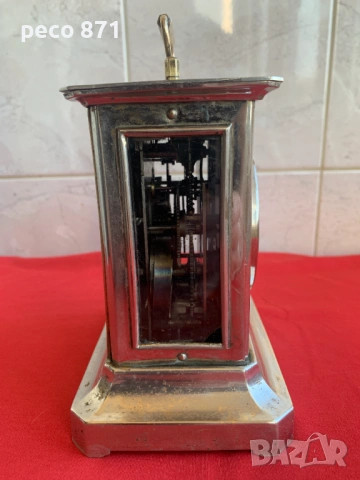 Немски настолен часовник с латерна JUNGHANS Юнгханс, снимка 2 - Други ценни предмети - 53804537