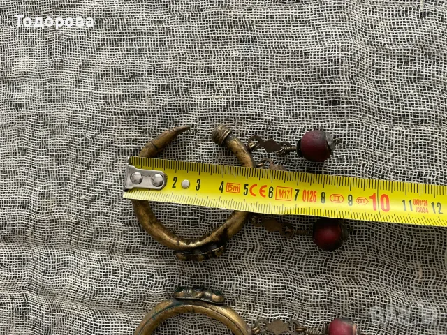 Старинни Берберски обеци, снимка 2 - Антикварни и старинни предмети - 55863129