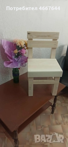 Дървени столчета, снимка 3 - Градински мебели, декорация  - 52640064