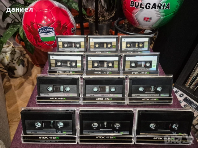 Качествени аудио касети TDK SA90 - TYPE II - хромна лента - Made in Japan + подарък