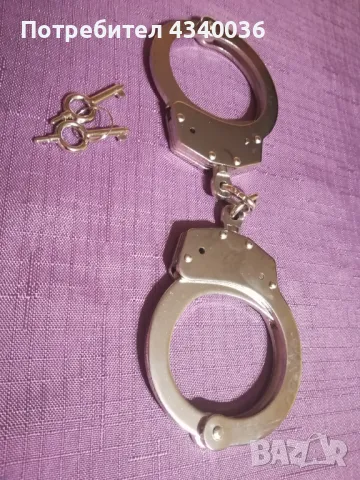 Белезници полицейски , снимка 4 - Екипировка - 48490903