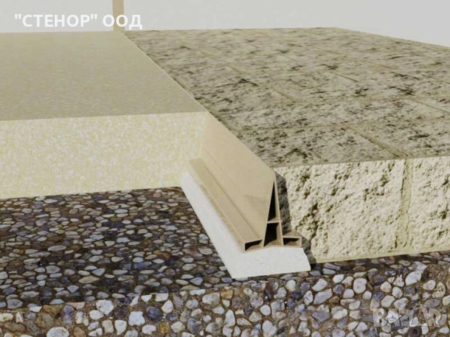 Профил за дилатационна фуга на плоча Н-80мм - 25 м в пачка, снимка 4 - Други - 53615440