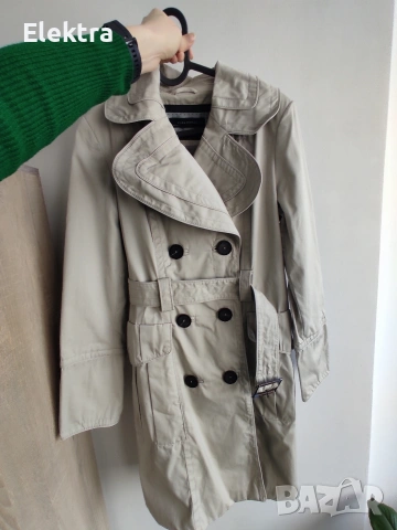 Тренчкот Zara, S размер - нов, снимка 2 - Палта, манта - 53691169