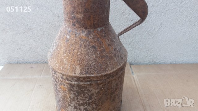 възрожденски метален гюм, съд за мляко - 12 литров , снимка 4 - Антикварни и старинни предмети - 39146725